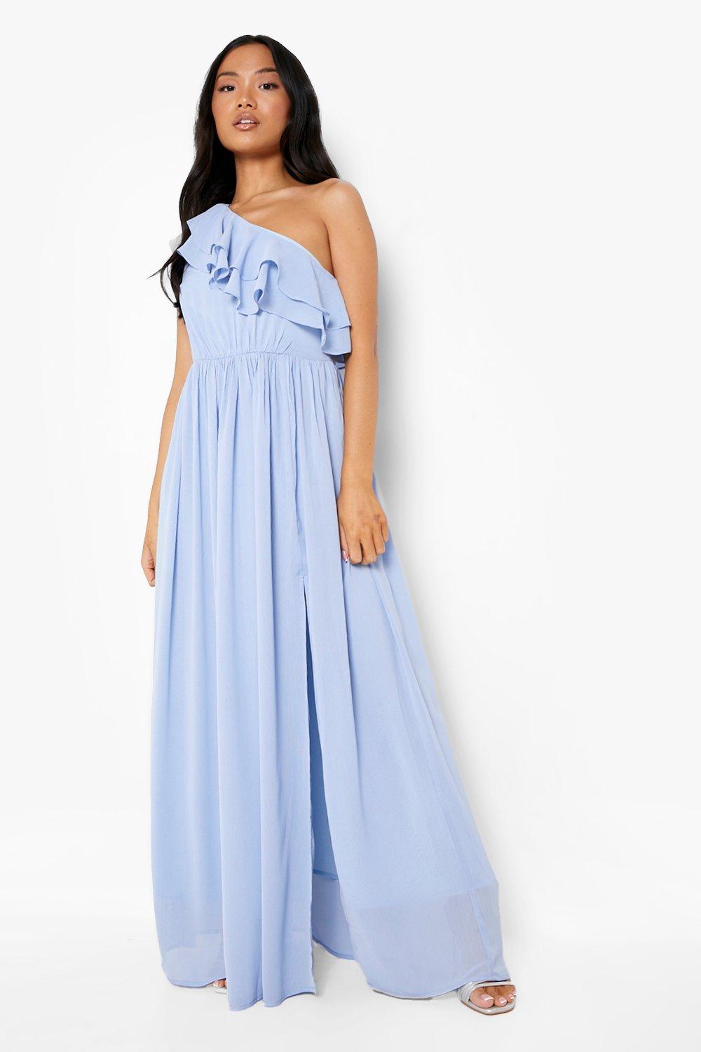 Girls ruffle hot sale maxi dress